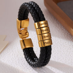 Men’s Double Weave Heritage Bracelet - ALMAGIOIELLI