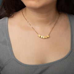 Multi Dice Personalized Necklace - ALMAGIOIELLI
