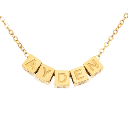 Multi Dice Personalized Necklace - ALMAGIOIELLI