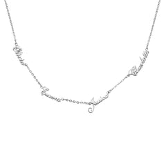 Multiple Name Personalized Name Necklace - ALMAGIOIELLI