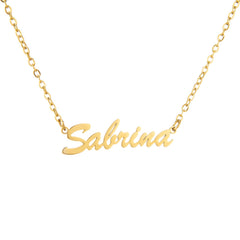 New Classic Name Necklace - ALMAGIOIELLI