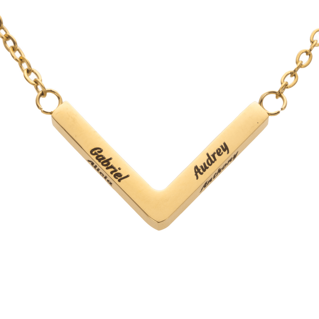 Personalized 4D Bar Necklace - ALMAGIOIELLI