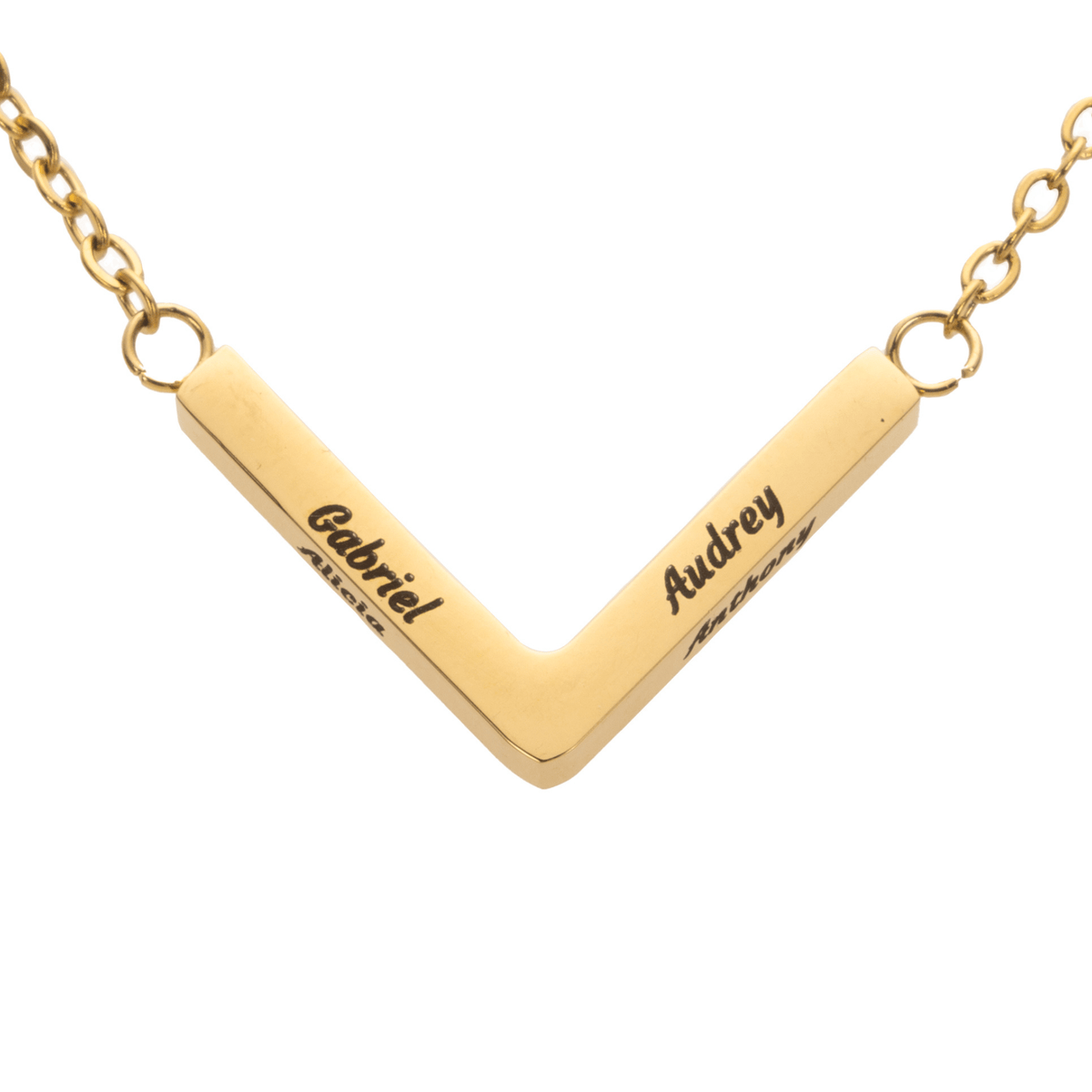Personalized 4D Bar Necklace - ALMAGIOIELLI