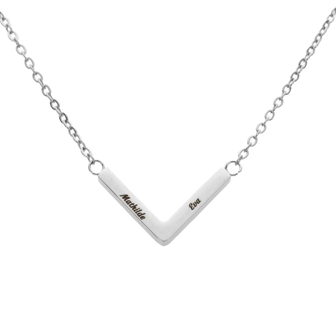 Personalized 4D Bar Necklace - ALMAGIOIELLI