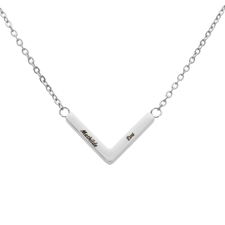 Personalized 4D Bar Necklace - ALMAGIOIELLI