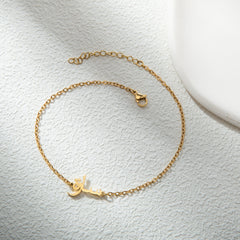 Personalized Arabic Anklet - ALMAGIOIELLI