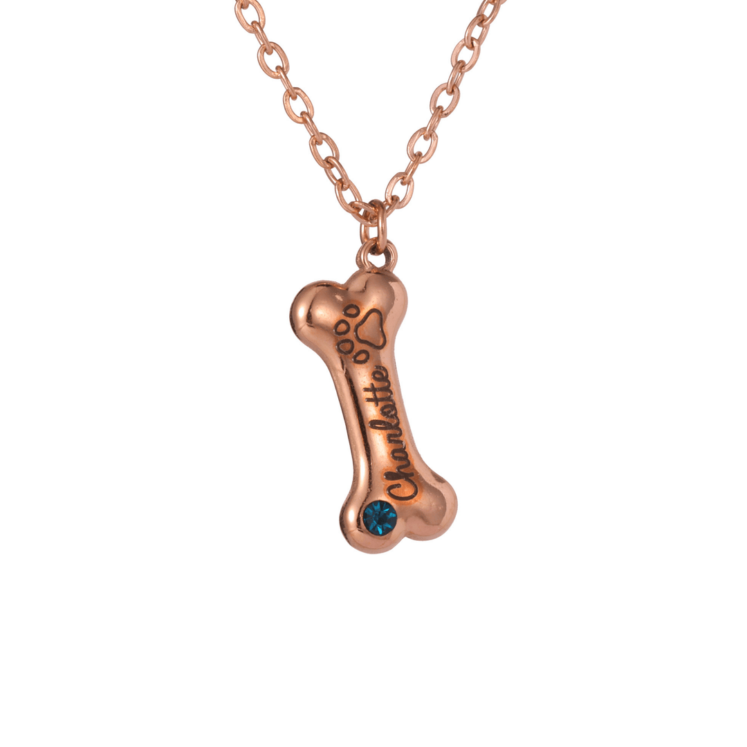 Personalized Bone Necklace - ALMAGIOIELLI