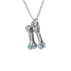 Personalized Bone Necklace - ALMAGIOIELLI