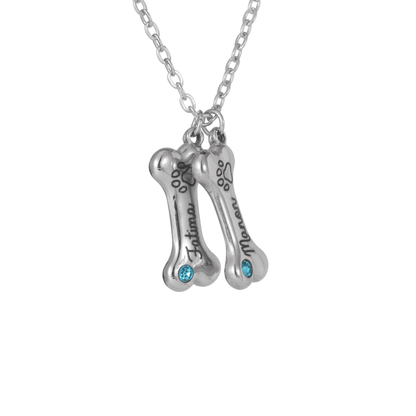 Personalized Bone Necklace - ALMAGIOIELLI