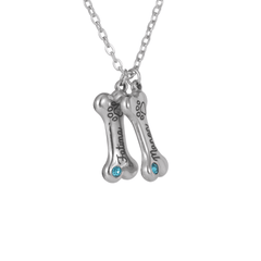 Personalized Bone Necklace - ALMAGIOIELLI