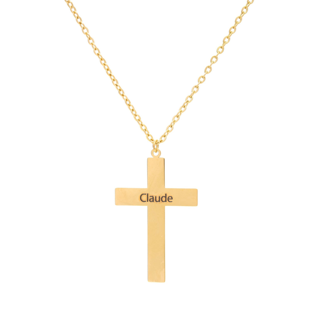 Personalized Cross Pendant - ALMAGIOIELLI