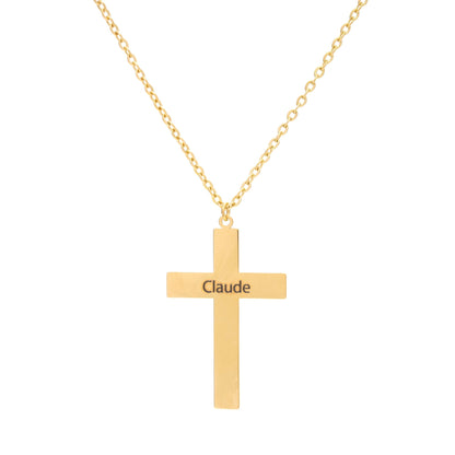 Personalized Cross Pendant - ALMAGIOIELLI