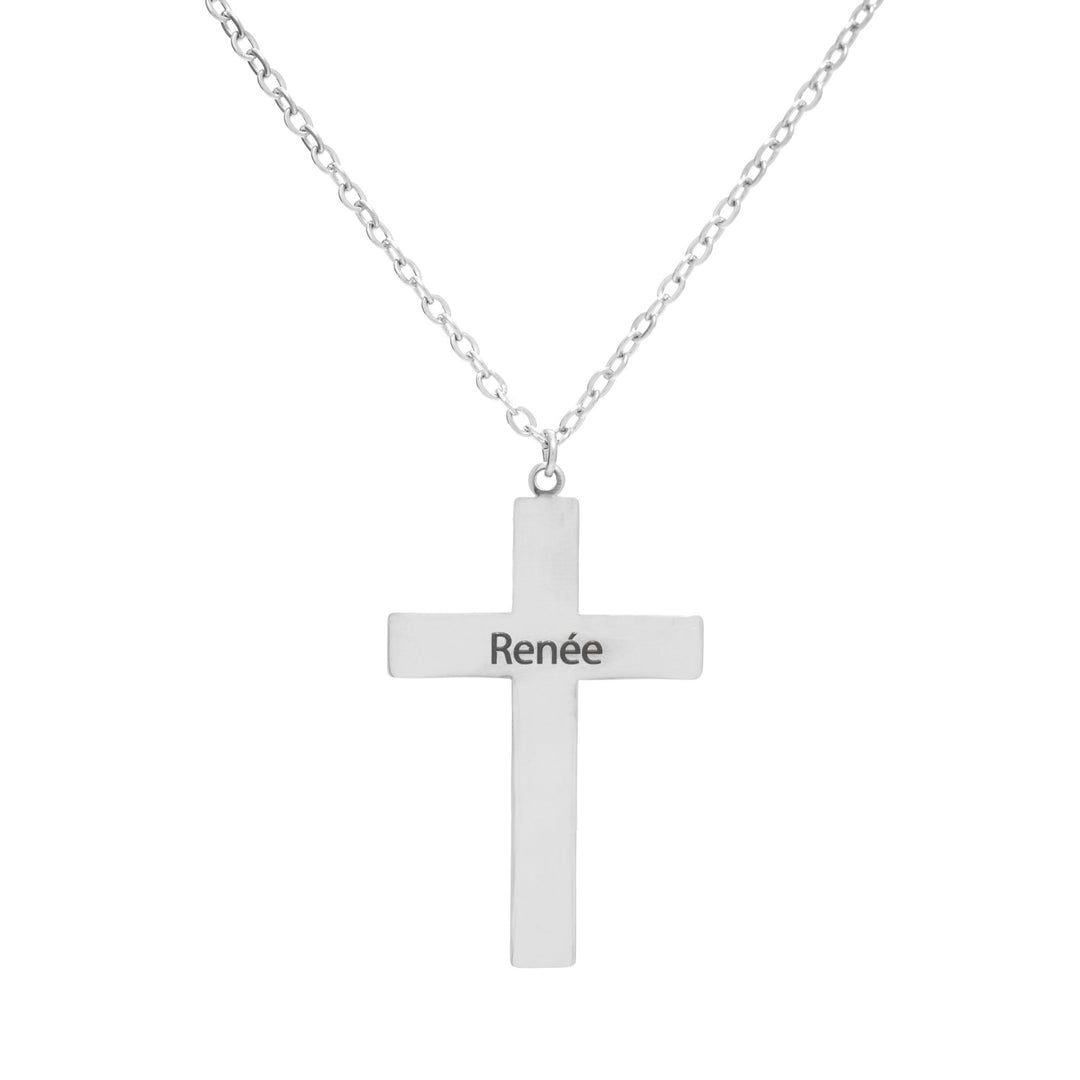 Personalized Cross Pendant - ALMAGIOIELLI