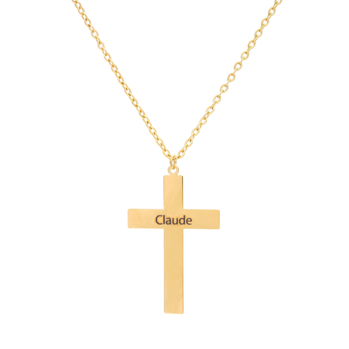 Personalized Cross Pendant - ALMAGIOIELLI