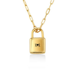 Personalized Lock Pendant Necklace - ALMAGIOIELLI