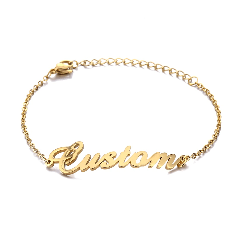 Personalized Name Bracelet/Anklet - ALMAGIOIELLI
