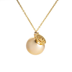 Personalized Pregnancy Bola Pendant Necklace - ALMAGIOIELLI
