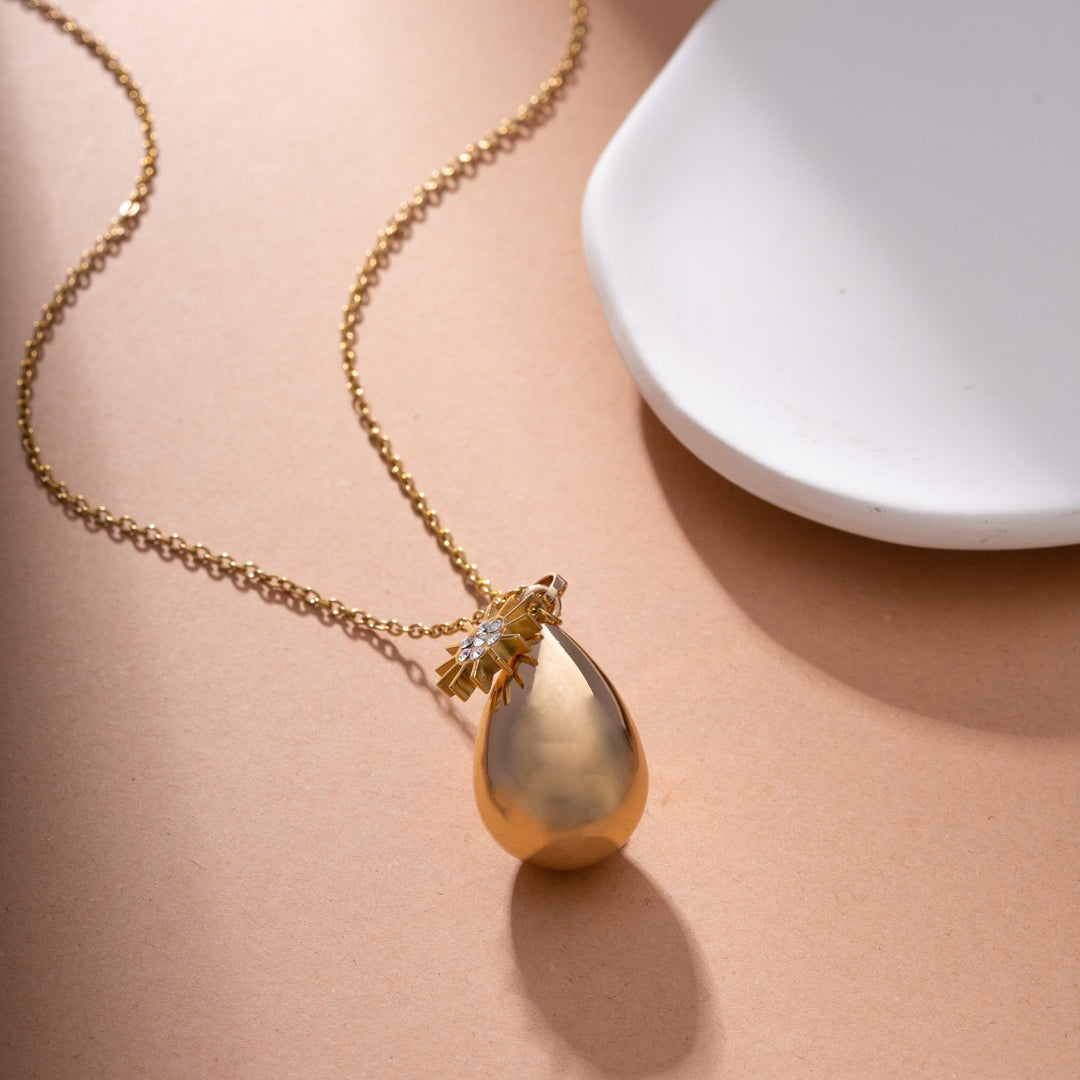 Personalized Pregnancy Bola Pendant Necklace - ALMAGIOIELLI