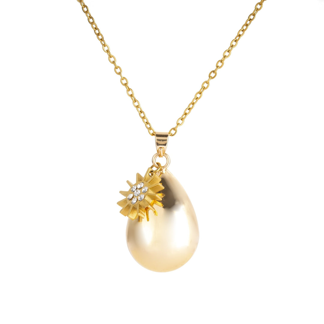 Personalized Pregnancy Bola Pendant Necklace - ALMAGIOIELLI