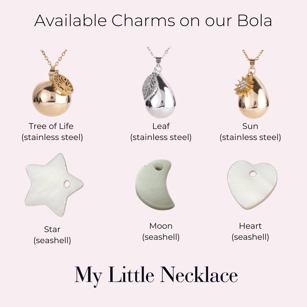 Personalized Pregnancy Bola Pendant Necklace - ALMAGIOIELLI