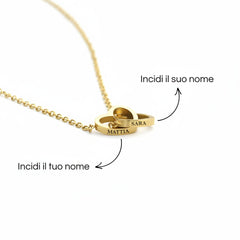 Rosa Eterna - Cofanetto Romantico + Collana Personalizzata - ALMAGIOIELLI