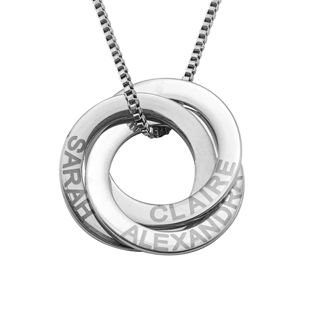 Russian Ring Pendant Necklace - ALMAGIOIELLI