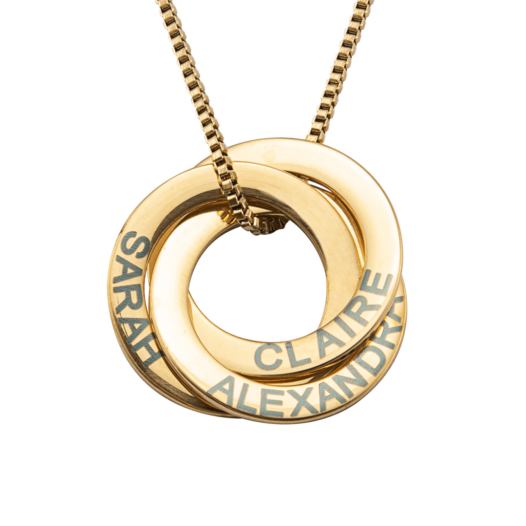 Russian Ring Pendant Necklace - ALMAGIOIELLI