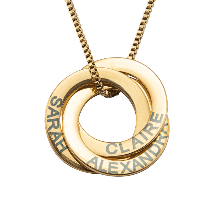 Russian Ring Pendant Necklace - ALMAGIOIELLI