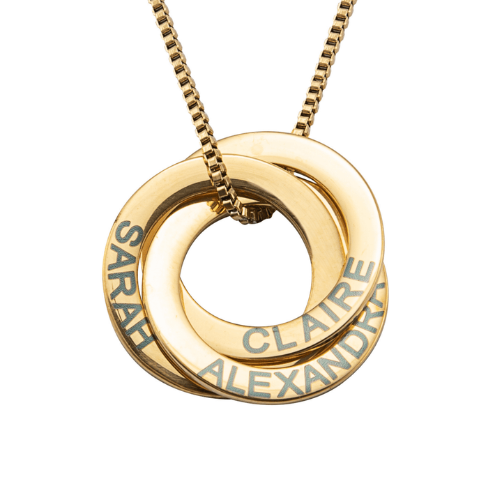 Russian Ring Pendant Necklace - ALMAGIOIELLI